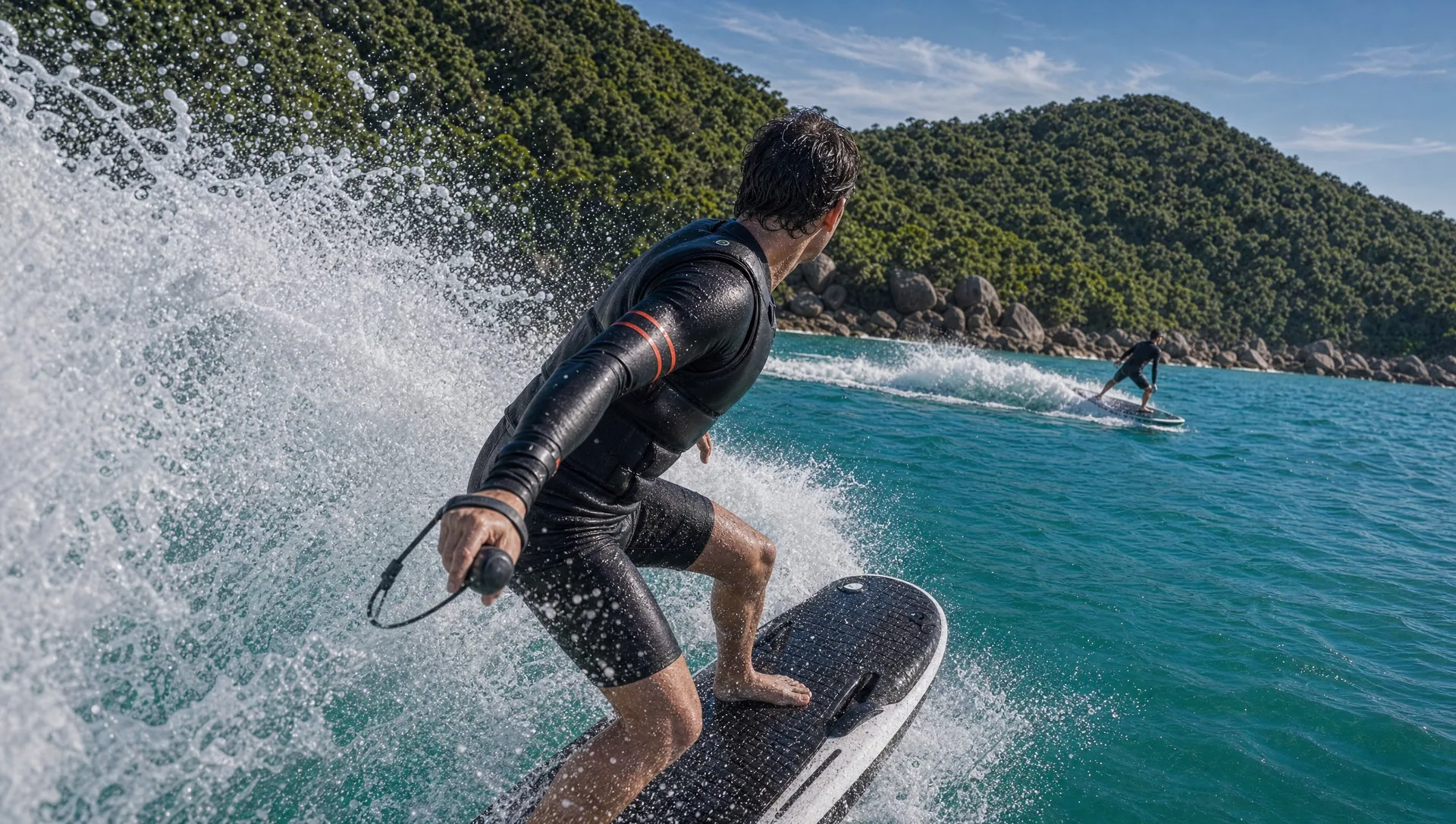 Electric jet board ride in Phuket